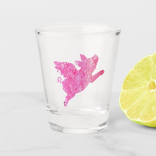 Fliegende Schweinesengeschenke, Fliegen von Schwei Schnapsglas