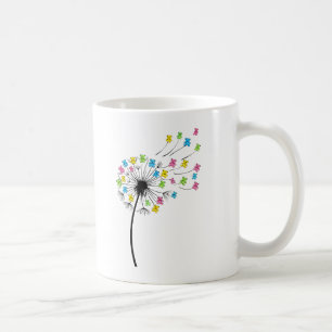 Fliegende süße Bären Löwenzahn-Fluss Kaffeetasse
