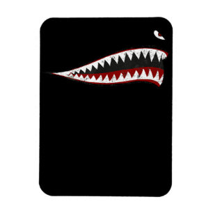 Fliegende Tigers Shark Mouth - Geschenke für Haif Magnet