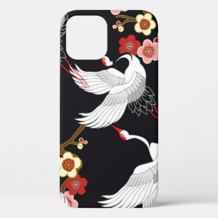 Fliegende Vögel: Kranich Reiher Japanisch. Case-Mate iPhone Hülle