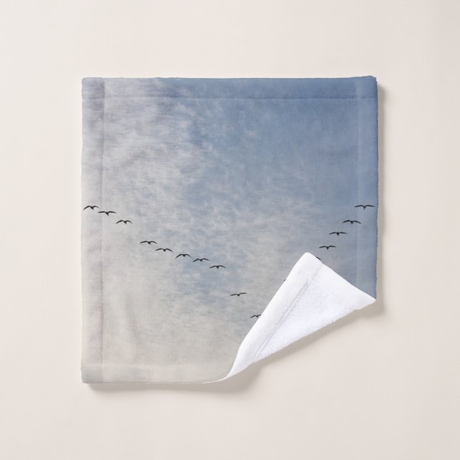 Fliegende Vögel Waschlappen (Waschlappen)