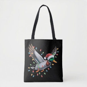 Fliegende Weihnachtsmann-Ente Weihnachtsbeleuchtun