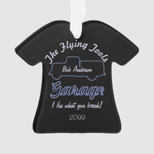 Fliegende Werkzeuge Garage Weihnachtsschmuck Ornament