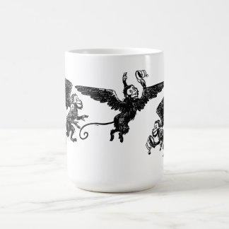 Fliegende Winged Affe-Tassen-Zauberer- von Kaffeetasse