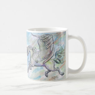 Fliegende Winged Unicorn-Tasse Kaffeetasse