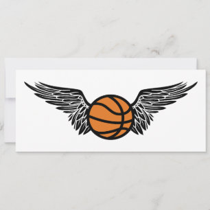 fliegender Basketball Einladung