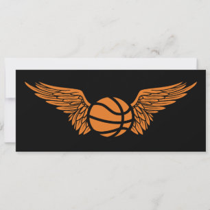 fliegender Basketball Einladung