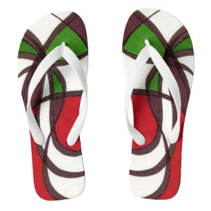 "Fliegender Fisch" abstrakte Flip Flops. Flops