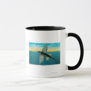 Fliegender Fisch in Catalina-Insel Tasse