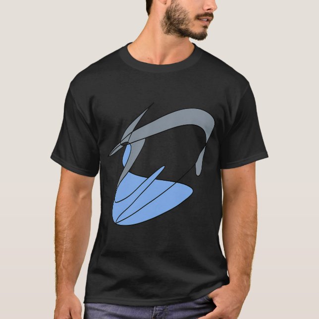 Fliegender Fisch T-Shirt (Vorderseite)