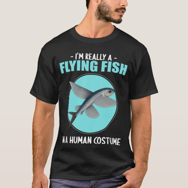 Fliegender Fisch T-Shirt (Vorderseite)