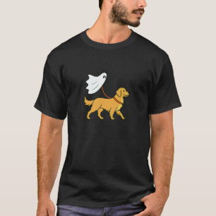 Fliegender Geist Laufender Golden Retriever - Hund T-Shirt