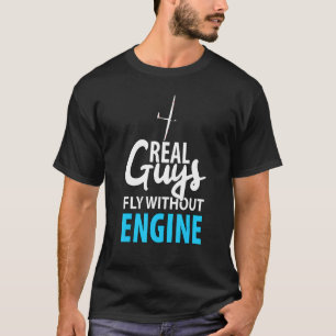 Fliegender Glider Glider Flugzeug Segelfliegen T-Shirt