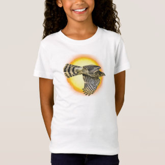 Fliegender Habicht Feuer T-Shirt