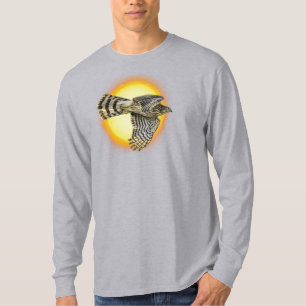 Fliegender Habicht Feuer T-Shirt