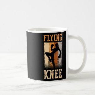 Fliegender Knie-Verteidigungs-Kick-Punch-Karate-Pr Kaffeetasse