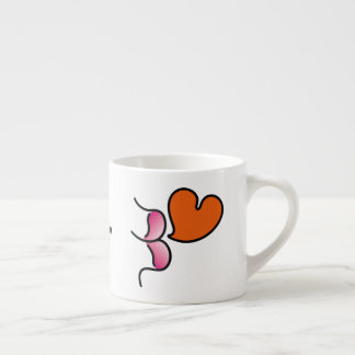 Fliegender Mack!!! -Pink Espressotasse