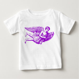 Fliegender musikalischer Engel Baby T-shirt