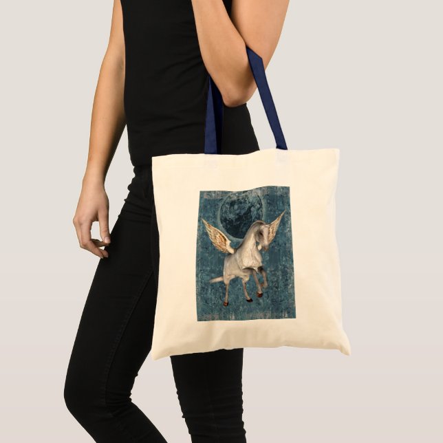 Fliegender Pegasus Horse Fantasy Tote Bag Tragetasche (Vorderseite (Produkt))