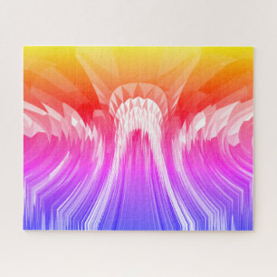 Fliegender Regenbogen Puzzle