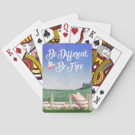 Fliegender Schwung Spielkarten