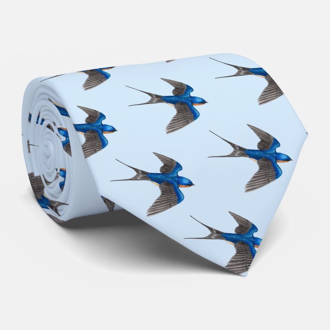 Fliegender Stall Schlucken Necktie Krawatte (Gerollt)