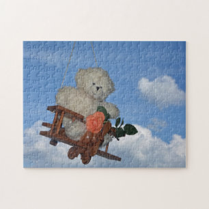 Fliegender Teddybär Puzzle