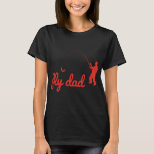 Fliegender Vater Roter Angel-Grafik T-Shirt
