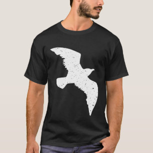 Fliegender Vogel Cool Minimalist Abgenutztes Grafi T-Shirt
