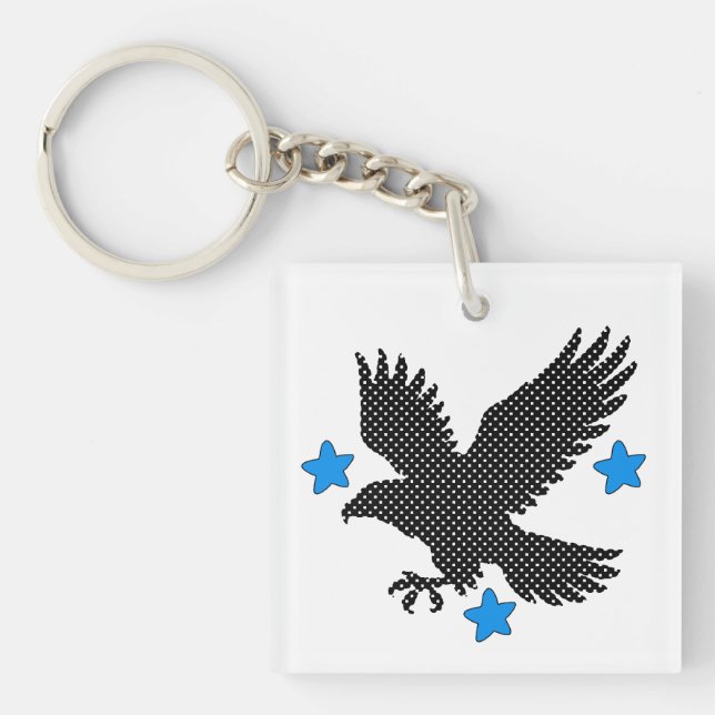 fliegender Vogel Schlüsselanhänger (Vorderseite)