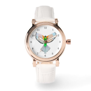 Fliegender Vogelbeobachtung Armbanduhr
