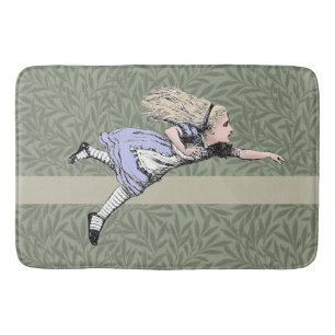 Fliegendes Alice Wonderland Abenteuer Vintage Tenn Badematte
