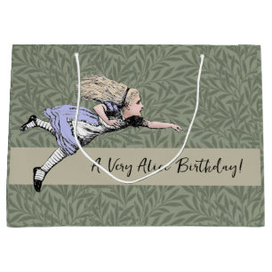 Fliegendes Alice Wonderland Abenteuer Vintage Tenn Große Geschenktüte