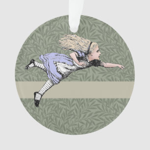 Fliegendes Alice Wonderland Abenteuer Vintage Tenn Ornament