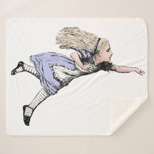 Fliegendes Alice Wonderland Abenteuer Vintage Tenn Sherpadecke