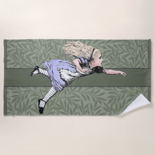 Fliegendes Alice Wonderland Abenteuer Vintage Tenn Strandtuch