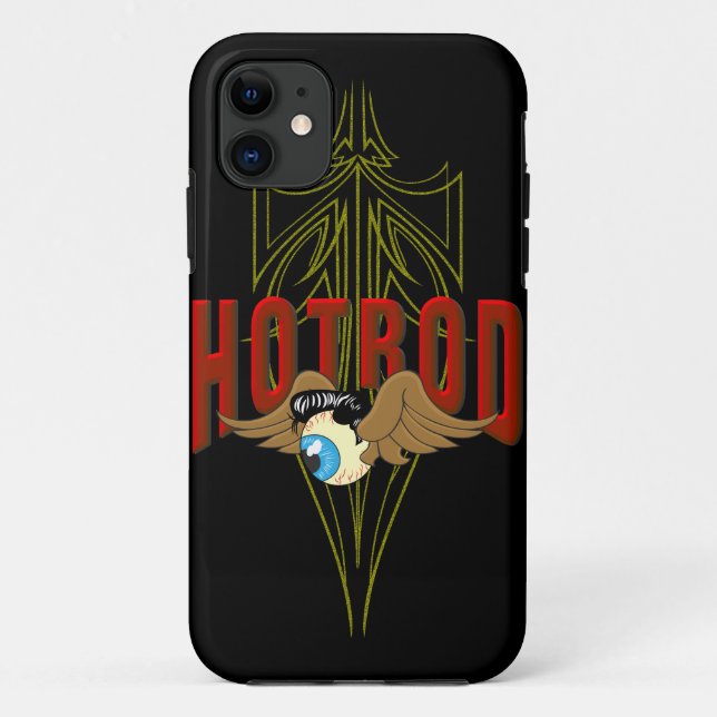 Fliegendes Augen-Hot-Rod Case-Mate iPhone Hülle (Rückseite)
