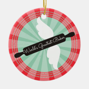 Fliegendes Button Backen Weihnachtsschmuck