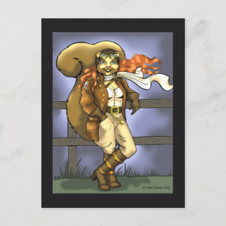 Fliegendes Eichhörnchen Postkarte