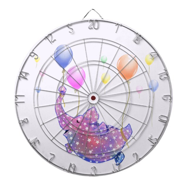 Fliegendes Elefant Lustiges Dart Board Dartscheibe (vorne)