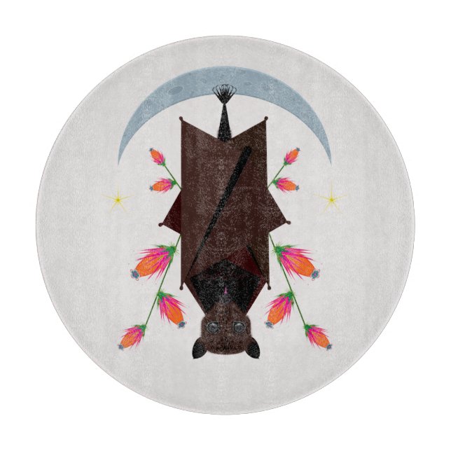 Fliegendes Fox-Glas-Schneidebrett Schneidebrett (Vorderseite)