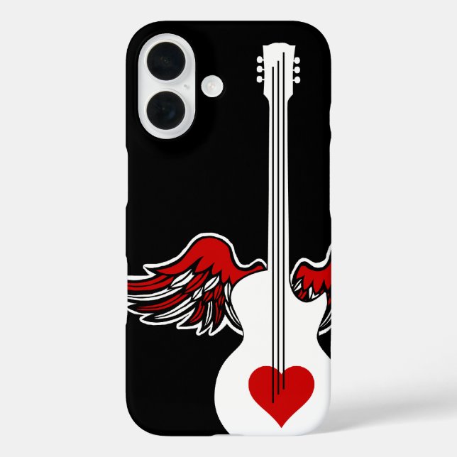 Fliegendes Herz-Gitarrenetui Case-Mate iPhone-Hüll iPhone Hülle (Rückseite)