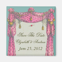 Fliegendes Herz ~ Magnet Save the Date Liebe