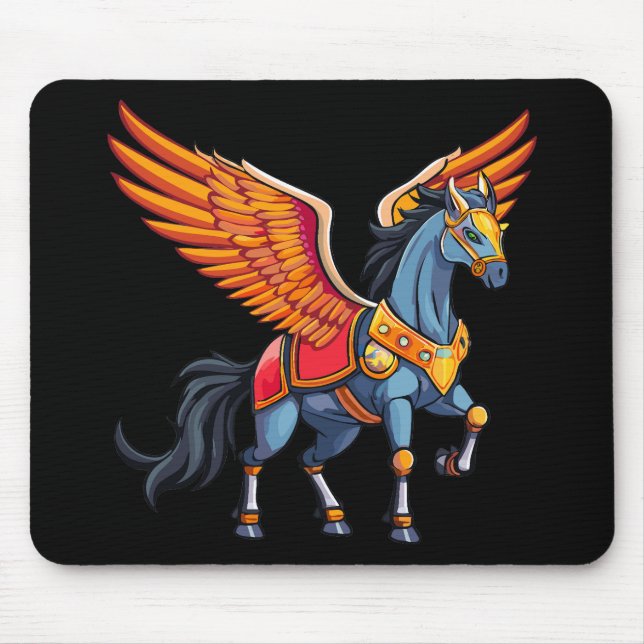 Fliegendes Pegasus Mousepad (Vorne)