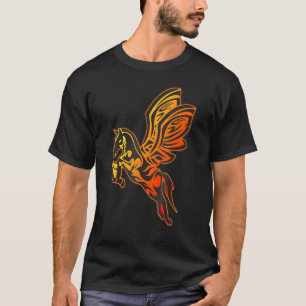Fliegendes Pferd Westernpferd Liebespferd T-Shirt