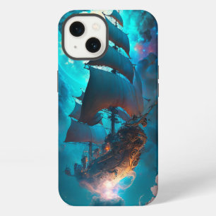 Fliegendes Schiff Fantasy Art iPhone 13 Hülle