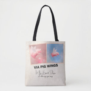 Fliegendes-Schwein-Briefmarken Hoffnungen und Gebe
