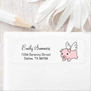 Fliegendes Schwein - Niedliches Schwein mit Flügel