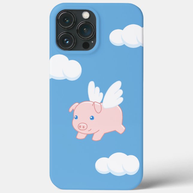 Fliegendes Schwein - Niedliches Schwein mit Flügel Case-Mate iPhone Hülle (Rückseite)