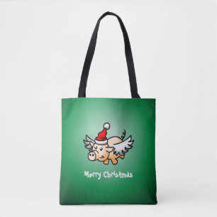 Fliegendes Weihnachtsschwein